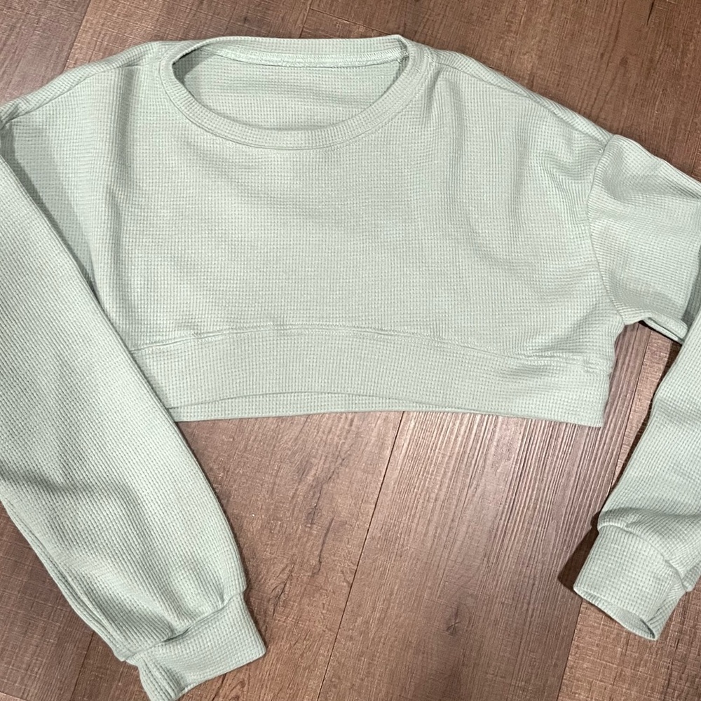 Dazy Womens Crop Top Sweater, Size Small